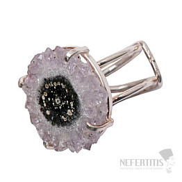 Be Beautiful Amethyst Stalaktitschliff Ring 72