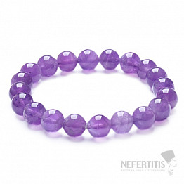 Amethyst-Lavendel-Perlenarmband