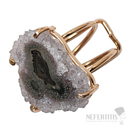 Be Beautiful Amethyst stalactite cut ring 75