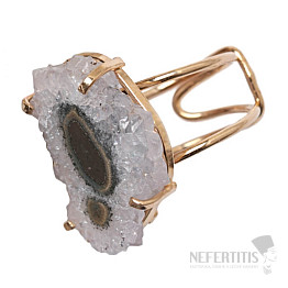 Be Beautiful Amethyst stalactite cut ring 77