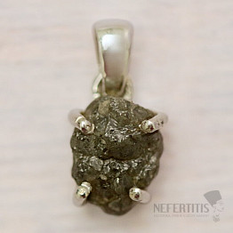 Diamant Natur Roh Anhänger Silber Ag 925 LOT77