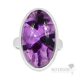 Amethyst star ring silver Ag 925 R771