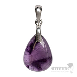Amethyst-Trapiche-Anhänger, Silber Ag 925 Nr. 8