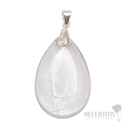 Crystal clear pendant silver Ag 925 no. 8