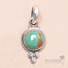 Turquoise blue pendant silver Ag 925 MIX8