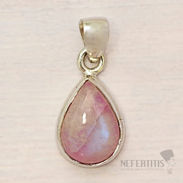 Moonstone pink pendant silver Ag 925 81567