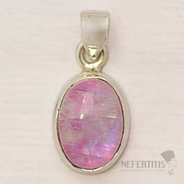 Mondstein rosa Anhänger Silber Ag 925 81573