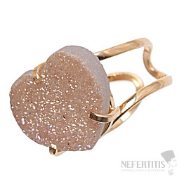Be Beautiful Achat Herz Aqua Aura Ring 82