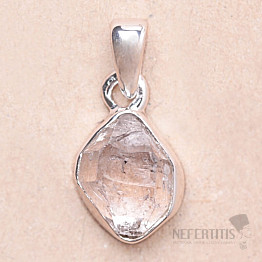 Herkimer diamant přívěsek stříbro Ag 925 LOT84