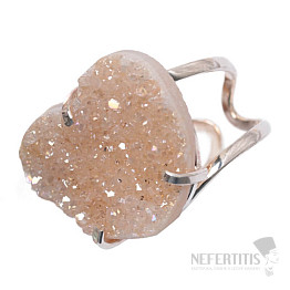 Be Beautiful Achat Herz Aqua Aura Ring 85