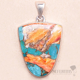 Spiny oyster conch pendant silver Ag 925 KO85
