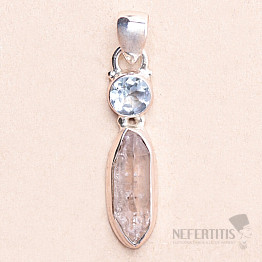 Herkimer diamant přívěsek stříbro Ag 925 85185