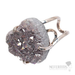 Be Beautiful Achat Herz Aqua Aura Ring 86