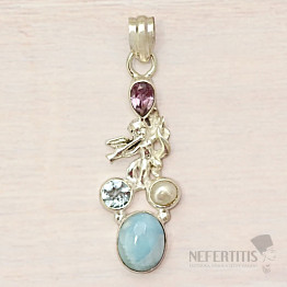 Larimar-Anhänger Silber Ag 925 86322