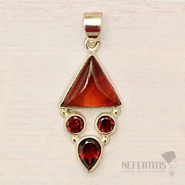 Jantár prívesok striebro Ag 925 86341