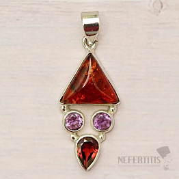 Bernsteinanhänger Silber Ag 925 86354