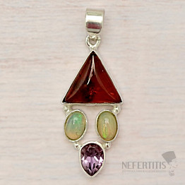 Jantár prívesok striebro Ag 925 86360