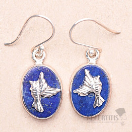 Lapis Lazuli earrings silver Ag 925 88107
