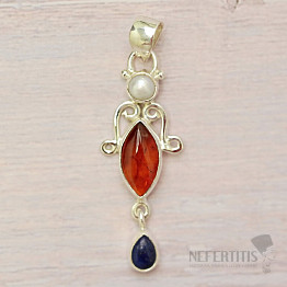 Amber pendant silver Ag 925 89560