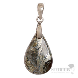 Pyrite pendant silver Ag 925 no. 9