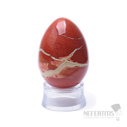 Jaspis červený vajíčko bytová dekorácia