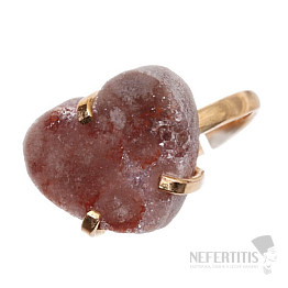 Be Beautiful Amethyst Rosa Herz Ring 92