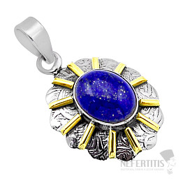 Lapis Lazuli silver pendant Ag 925 51719