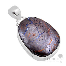 Opal boulder pendant silver Ag 925 54455