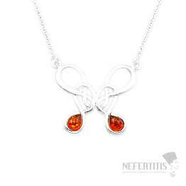 Bernsteinkette Silber Ag 925 44389