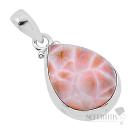 Natrolite pendant silver Ag 925 53222