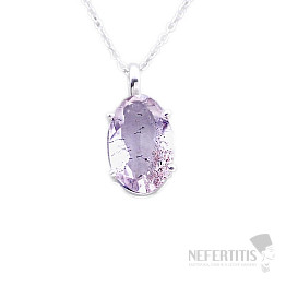 Petalite necklace silver Ag 925 43510