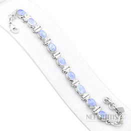 Mondstein-Regenbogenarmband Silber Ag 925 45699