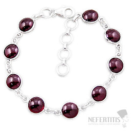 Garnet silver bracelet Ag 925 38990