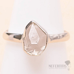 Herkimer diamond ring silver Ag 925 LOT93