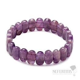 Amethyst-poliertes, extra ovales Plättchenarmband