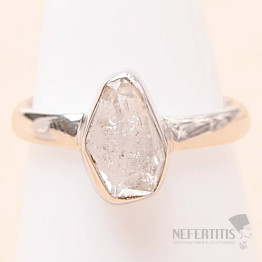 Herkimer diamond ring silver Ag 925 LOT97