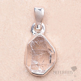 Herkimer diamant přívěsek stříbro Ag 925 LOT99