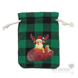 Weihnachts-Rentier aus Jutesack