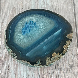 Achát leštený plátok 16