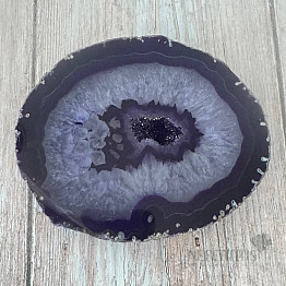 Agate polished slice 18