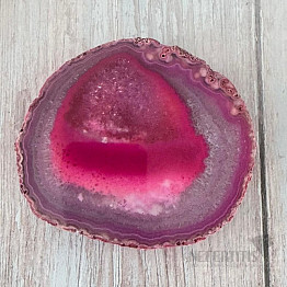 Agate polished slice 19