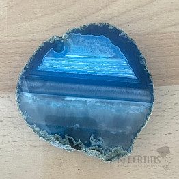 Agate polished slice 24