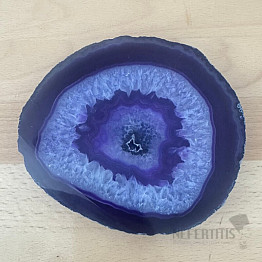 Achát leštěný plátek 25