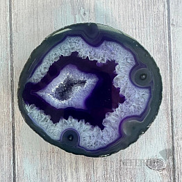 Agate polished slice 33