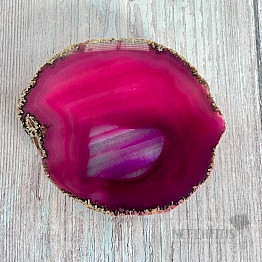 Achát leštený plátok 36