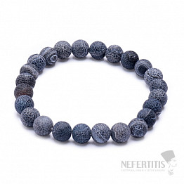 Gebrochenes Armband aus schwarzem Achat