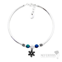Turquoise bracelet silver Ag 925 20319