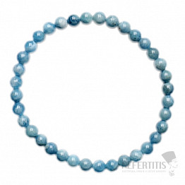 Aquamarin-Armband Perlen in AA-Qualität, 5 mm