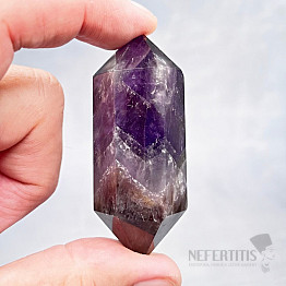 Amethyst doppelseitiger Spitzschliff Sambia 3