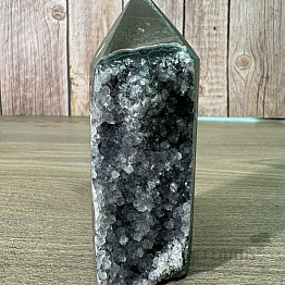 Ametyst drůza Brazílie špice - obelisk 7